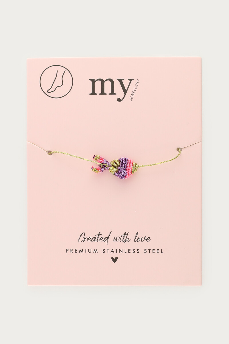 Anklet with multicolor fish | My Jewellery