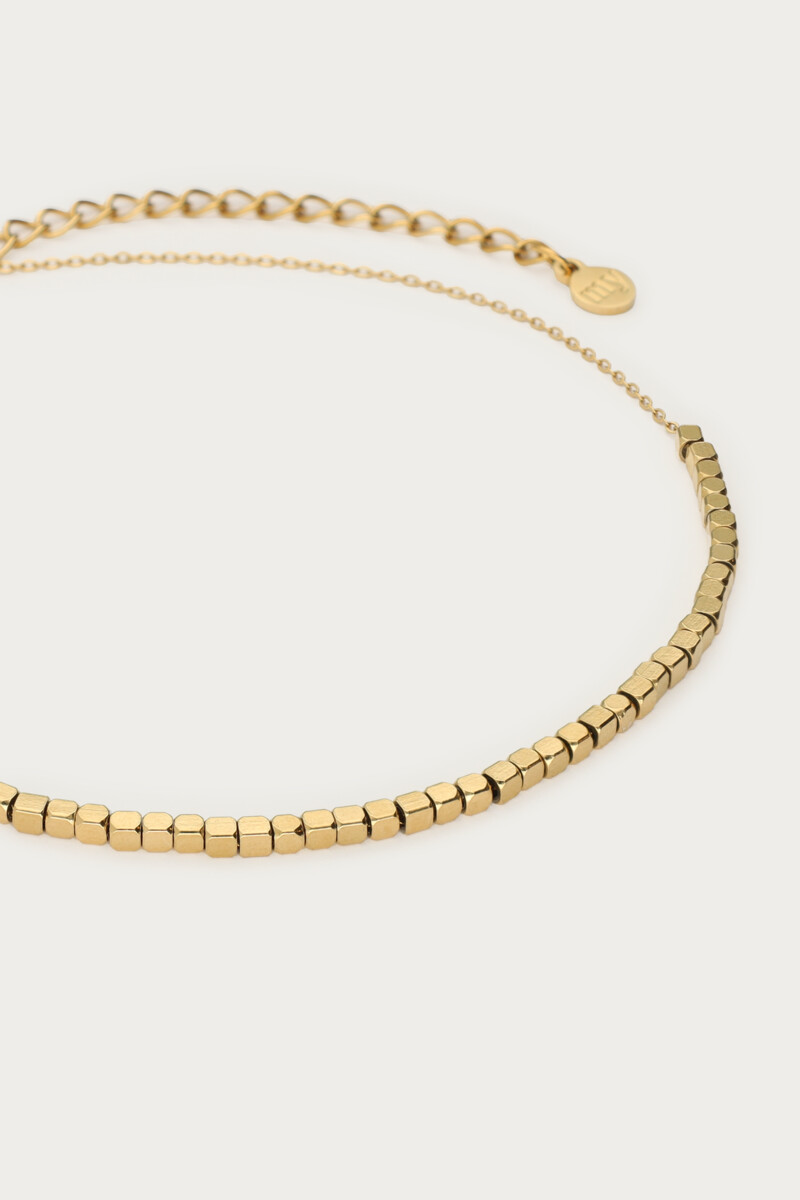 Anklet with square beads | MY Jewellery