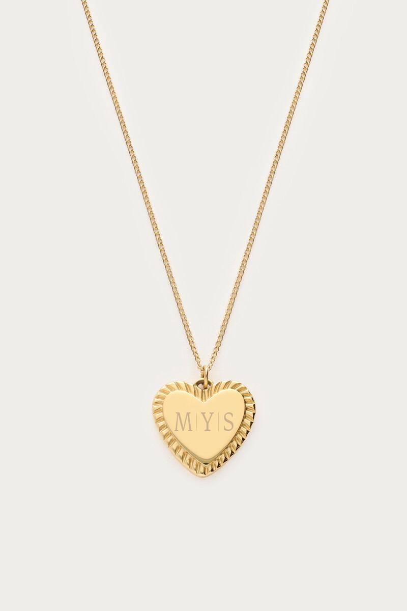 Atelier ketting met hartjes bedel