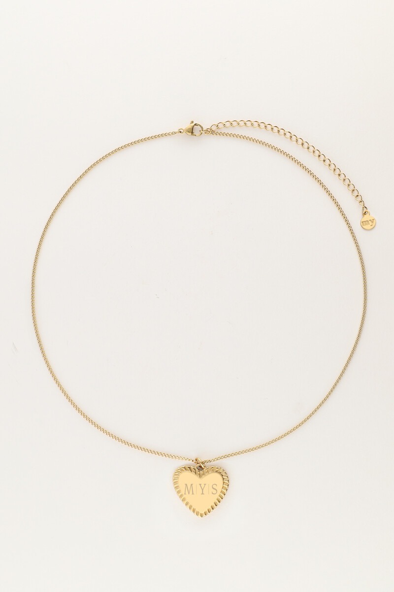 Atelier necklace with heart charm | My Jewellery