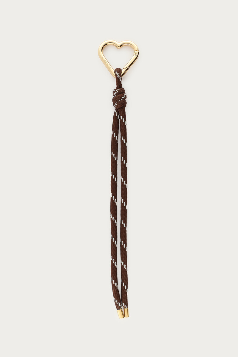 Bag charm with brown cord | My Jewellery