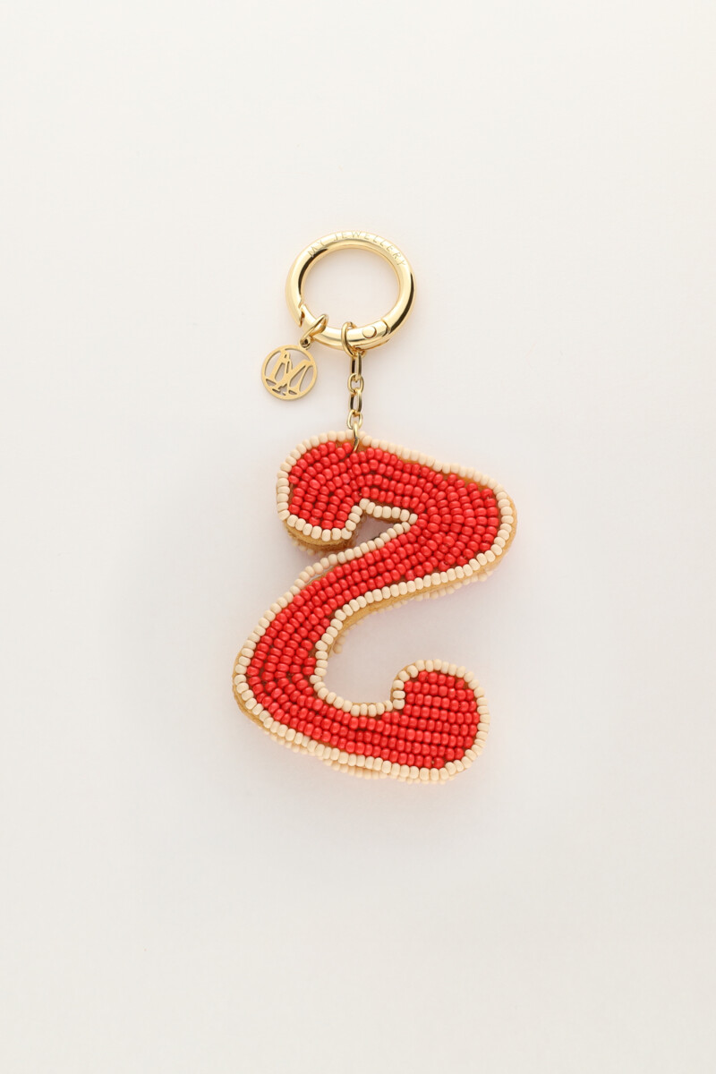 My jewellery Bag Charm Met Initial