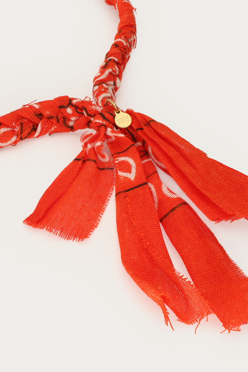 Bandana necklace orange | My Jewellery
