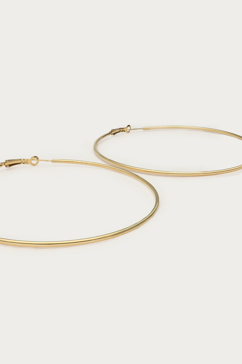 Basic big hoop earrings extra large | My Jewellery