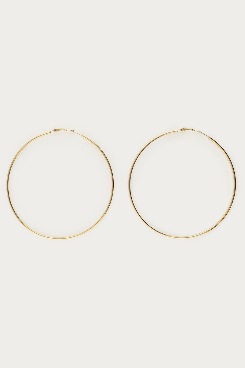 Basic big hoop earrings extra large | My Jewellery