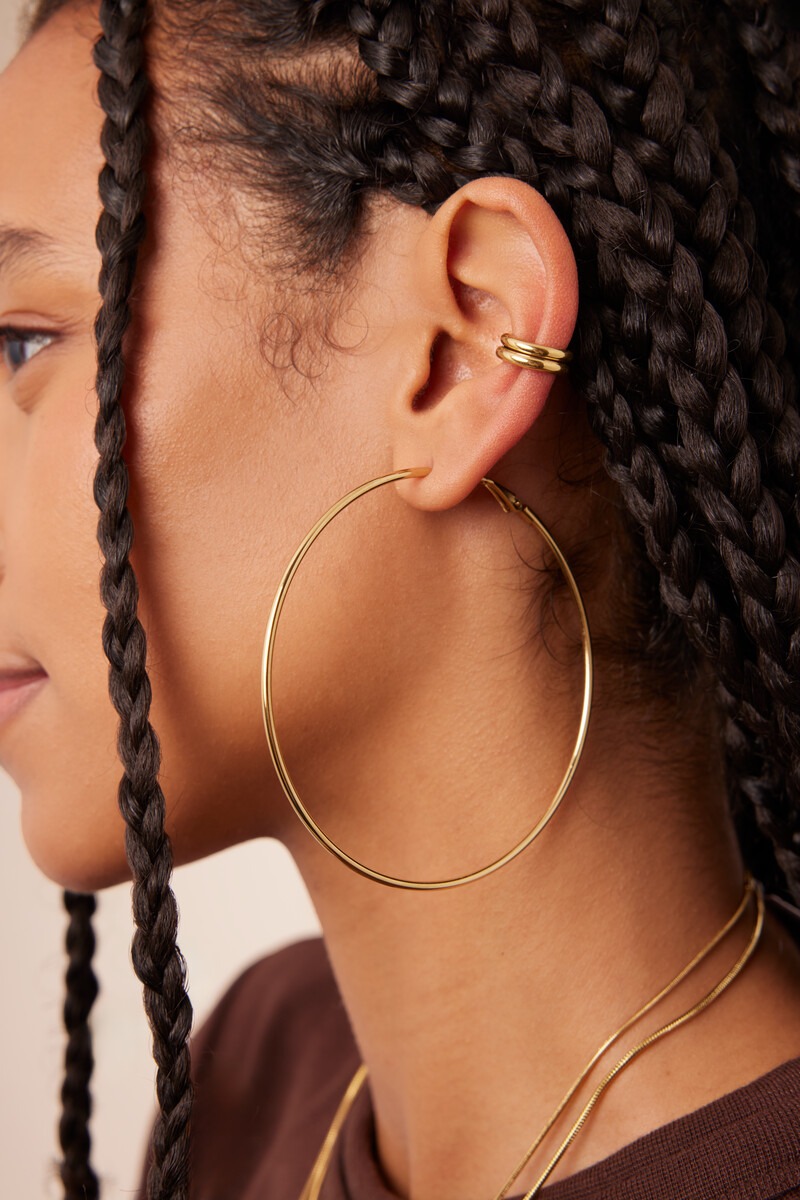 Basic big hoop earrings large | My Jewellery