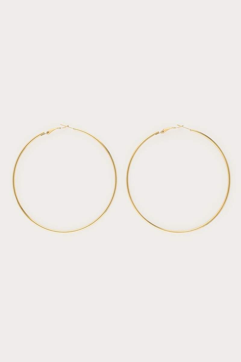 Basic big hoop earrings large | My Jewellery