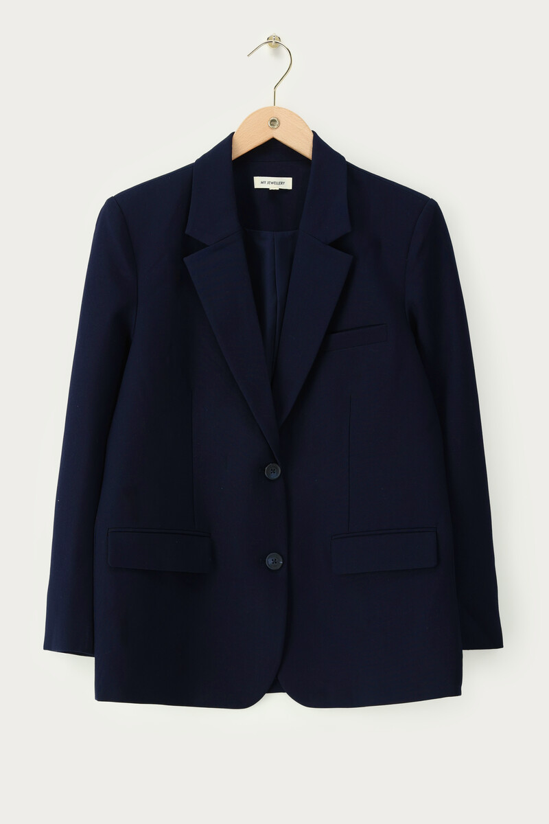 Basic dark blue blazer | My Jewellery