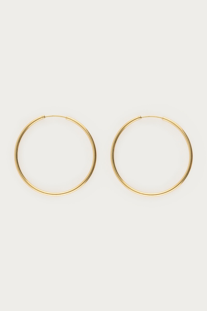 Basic hoop earrings large | My Jewellery