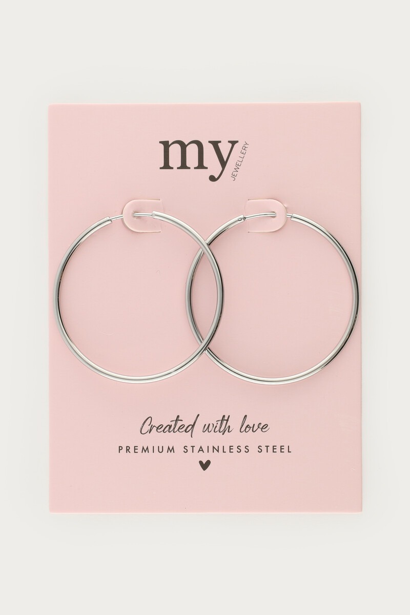 Basic hoop earrings large | My Jewellery