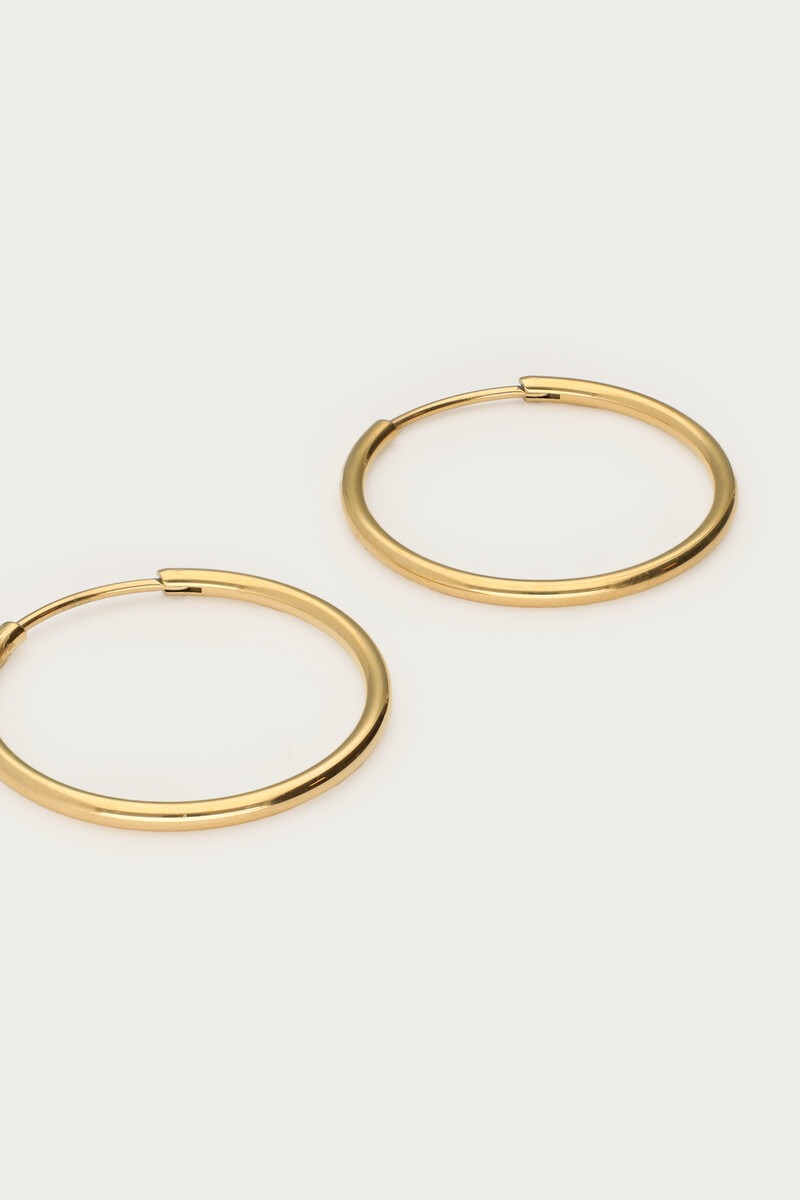 Basic hoop earrings medium | My Jewellery