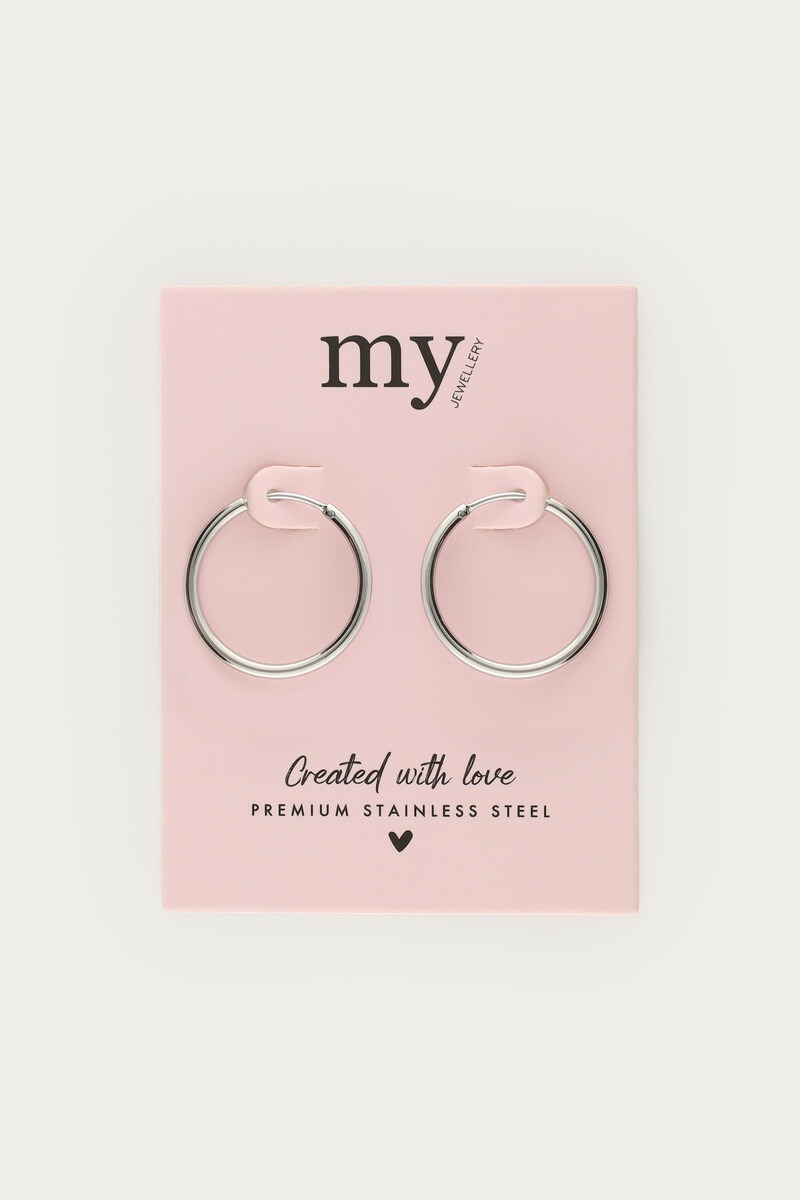 Basic hoop earrings medium | My Jewellery