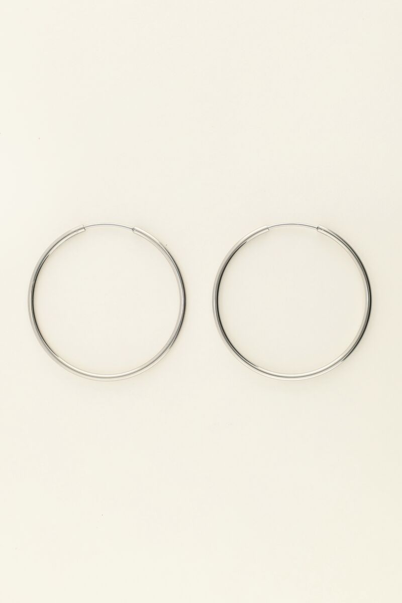 Basic hoop earrings large | My Jewellery
