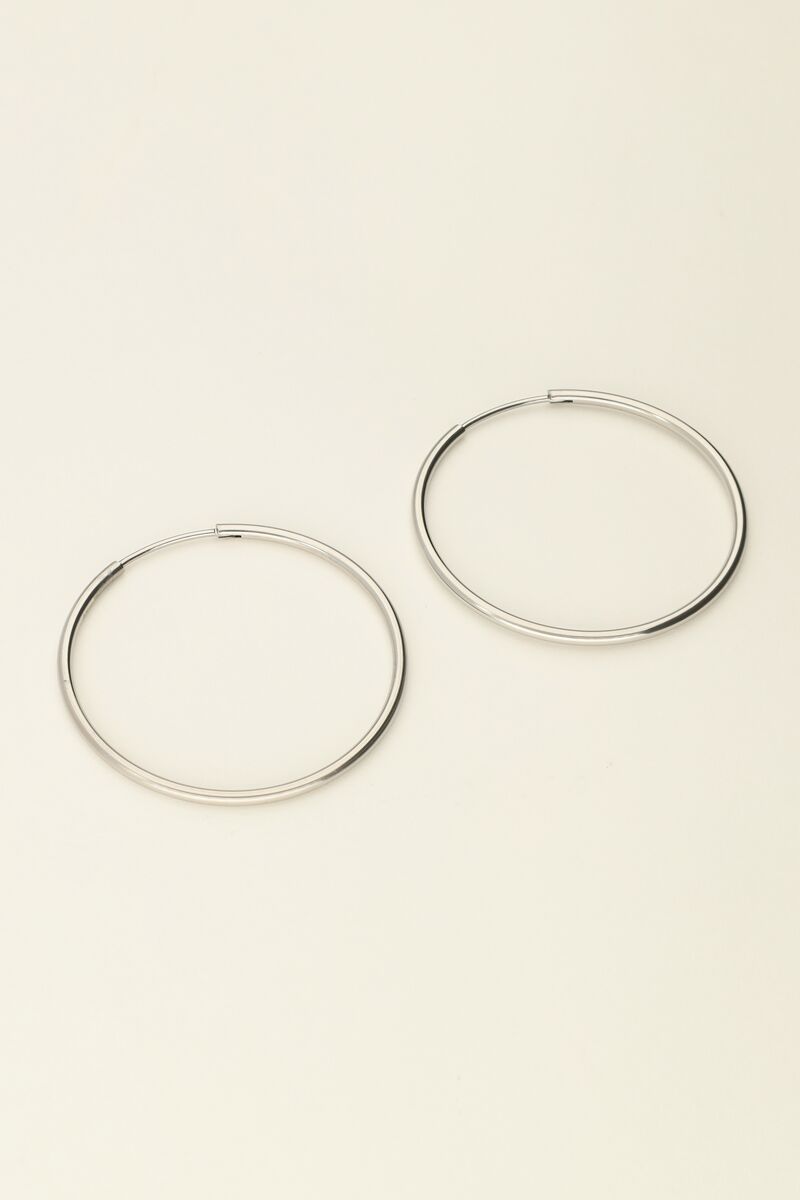Basic hoop earrings large | My Jewellery