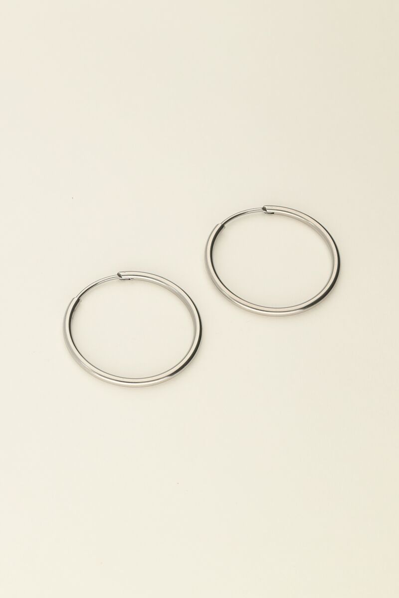 Basic hoop earrings medium | My Jewellery