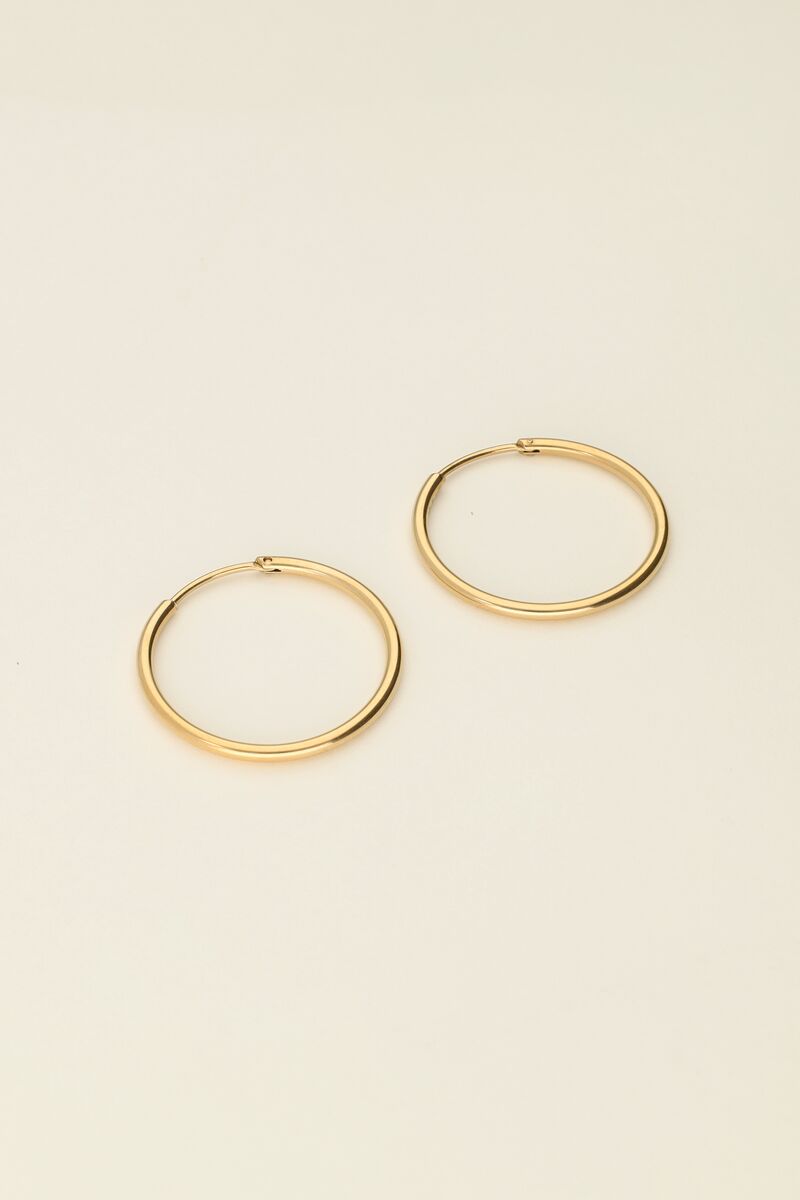 Basic hoop earrings medium | My Jewellery