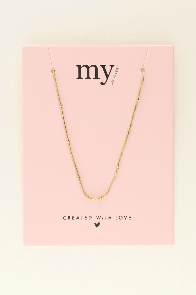 Necklace basic with beads | My Jewellery