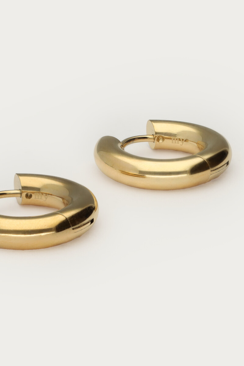 Basic wide hoop earrings | My Jewellery