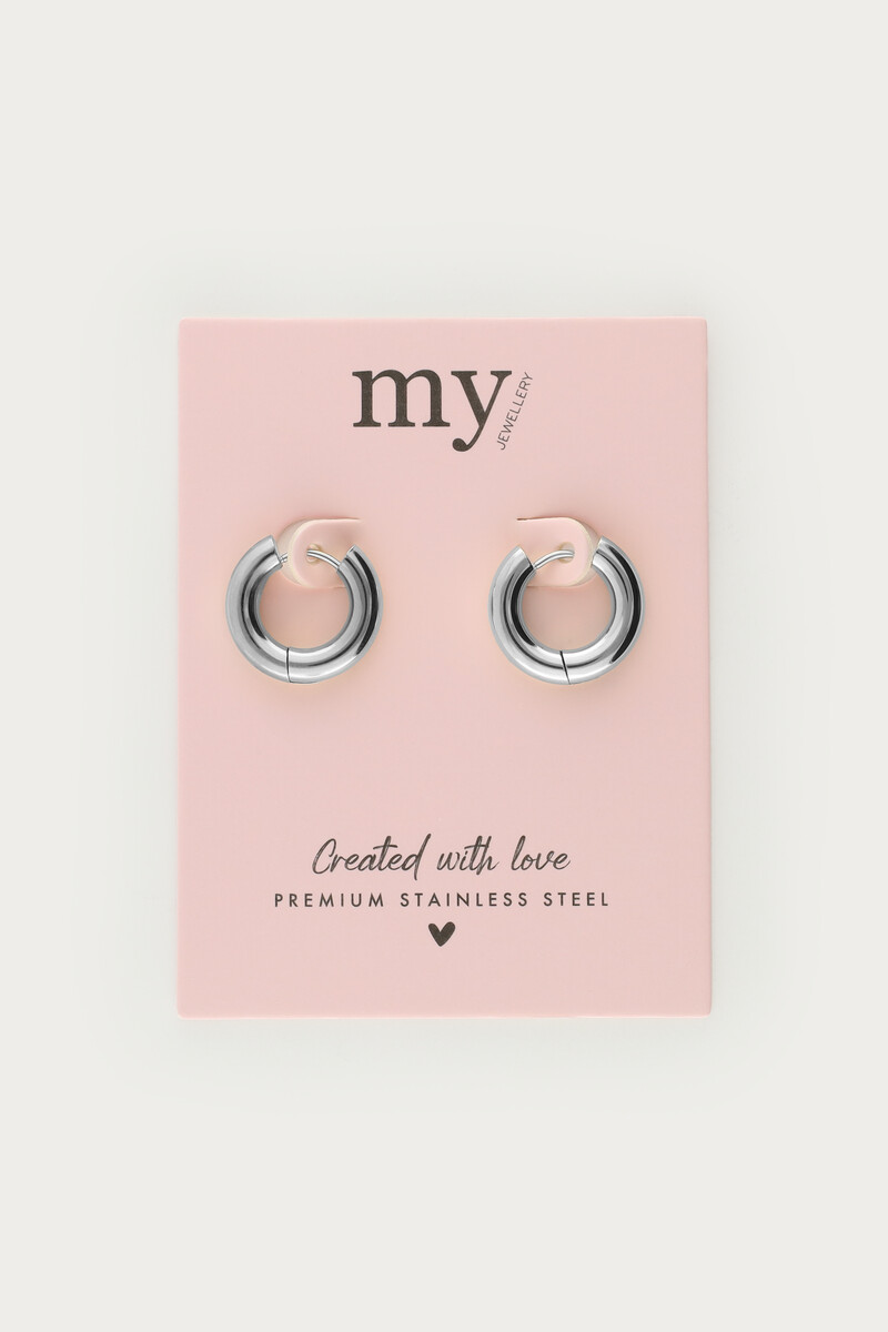 Basic wide hoop earrings | My Jewellery