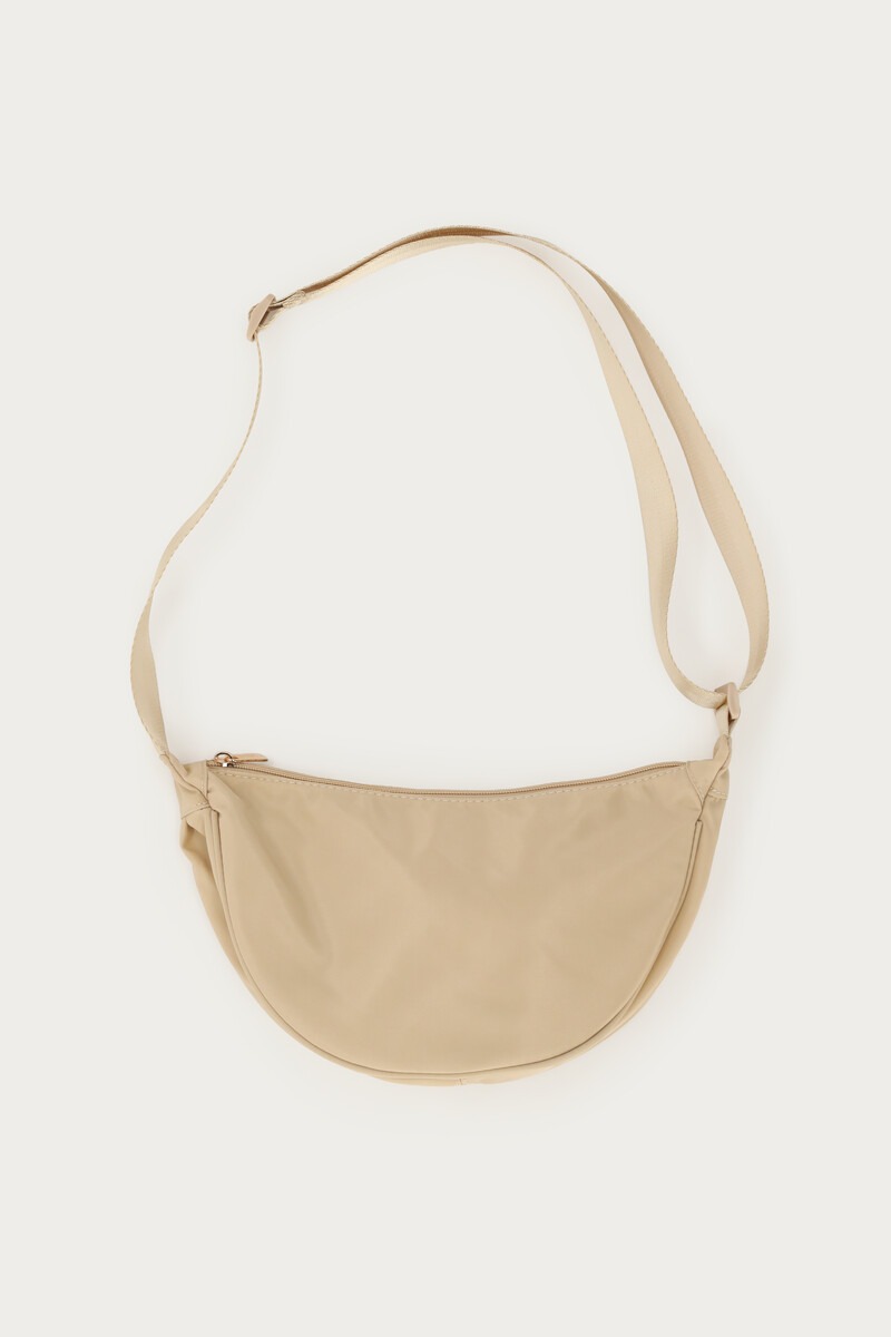 Beige basic crossbody bag small | My Jewellery