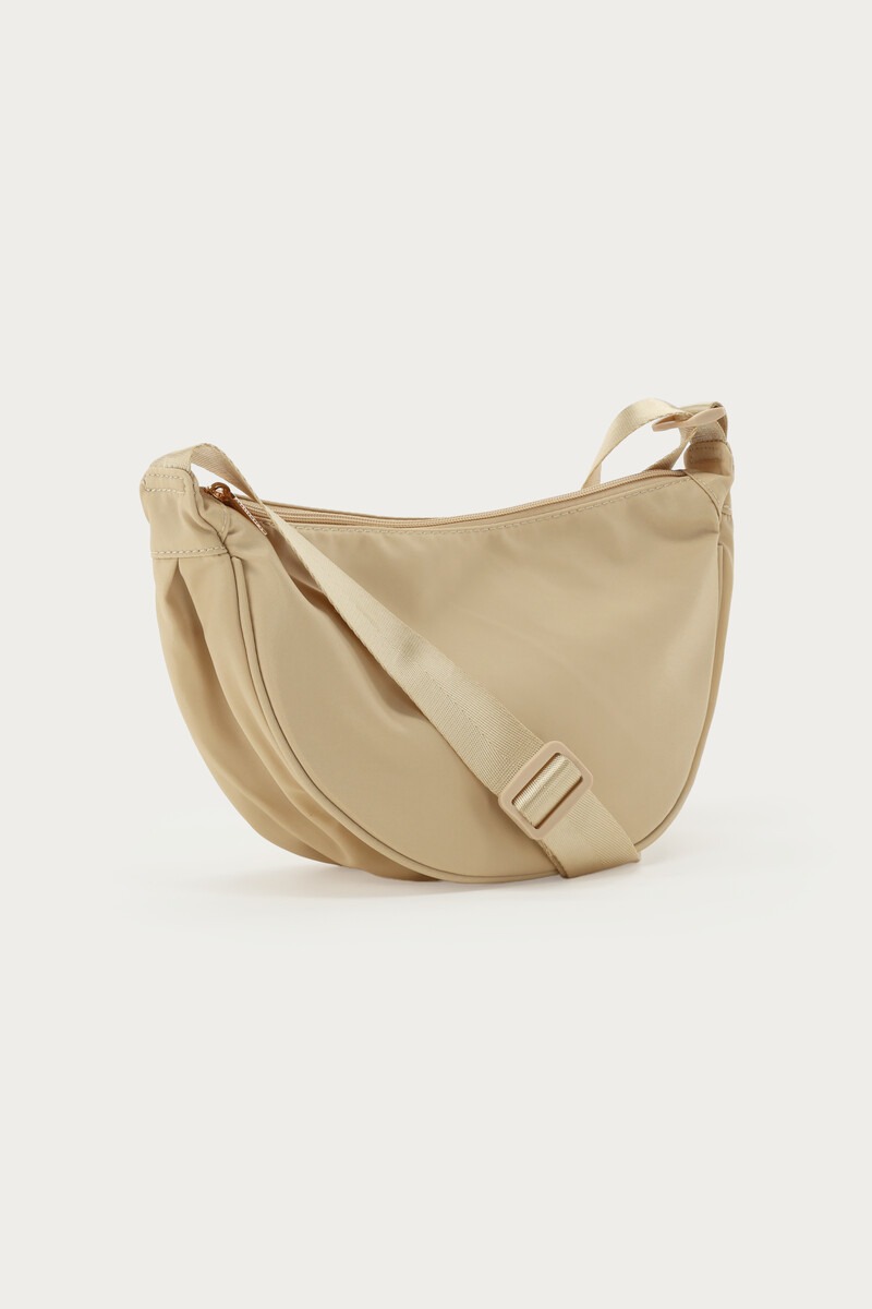 Beige basic crossbody bag small | My Jewellery