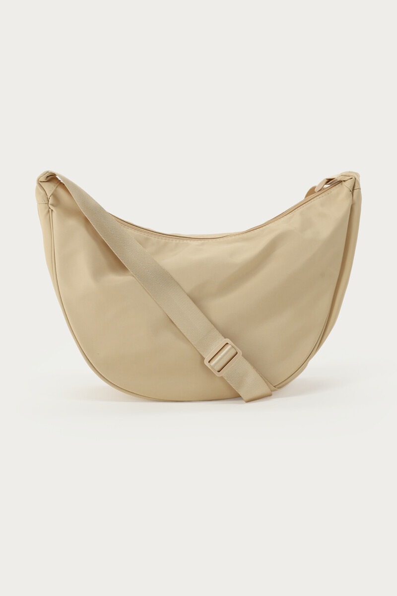 Beige basic crossbody bag large | My Jewellery
