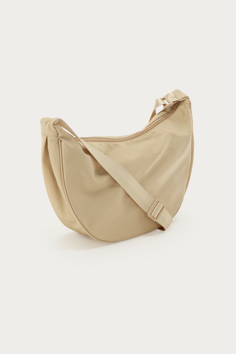 Beige basic crossbody bag large | My Jewellery