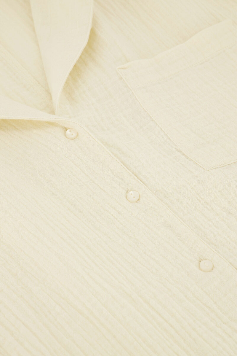 Beige blouse with short sleeves | My Jewellery