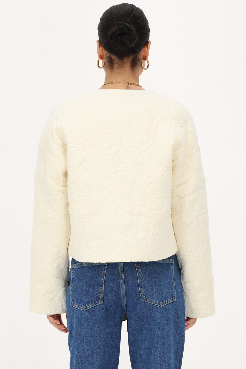 Beige bomber jacket | My Jewellery