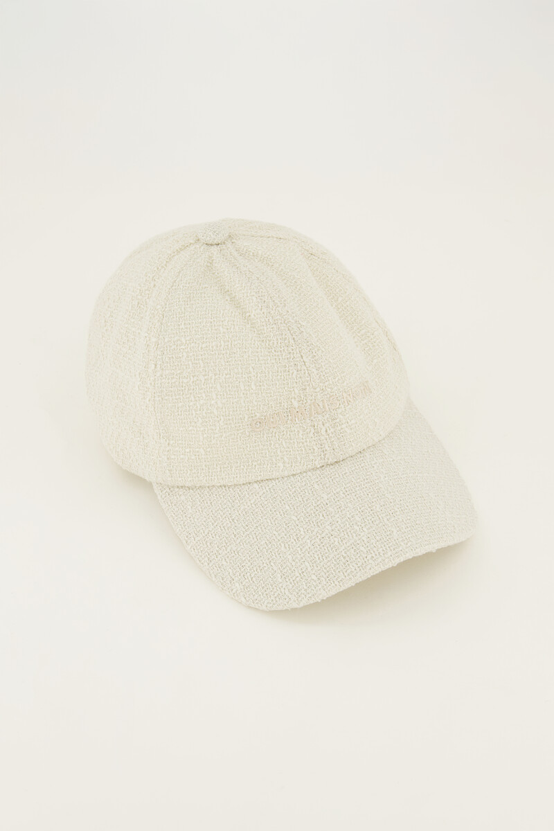 Beige boucle cap "Oui mais non" | My Jewellery