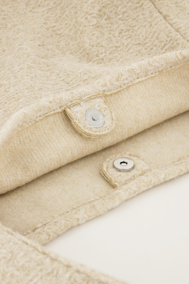 Beige boucle tote bag | My Jewellery