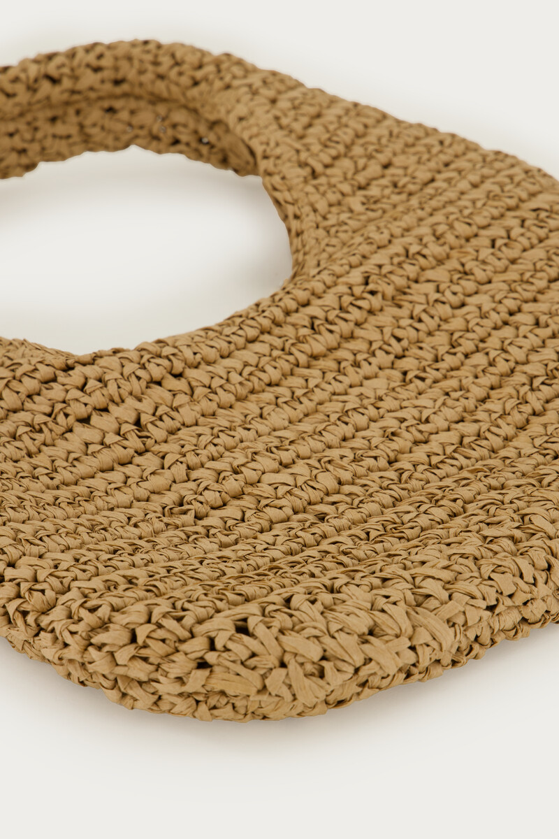 Beige braided handbag | My Jewellery