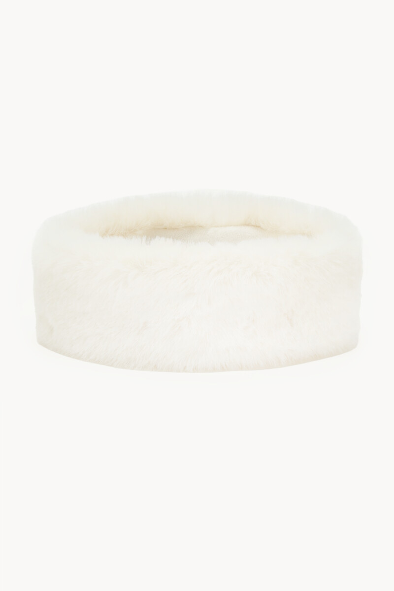Beige headband faux fur | My Jewellery