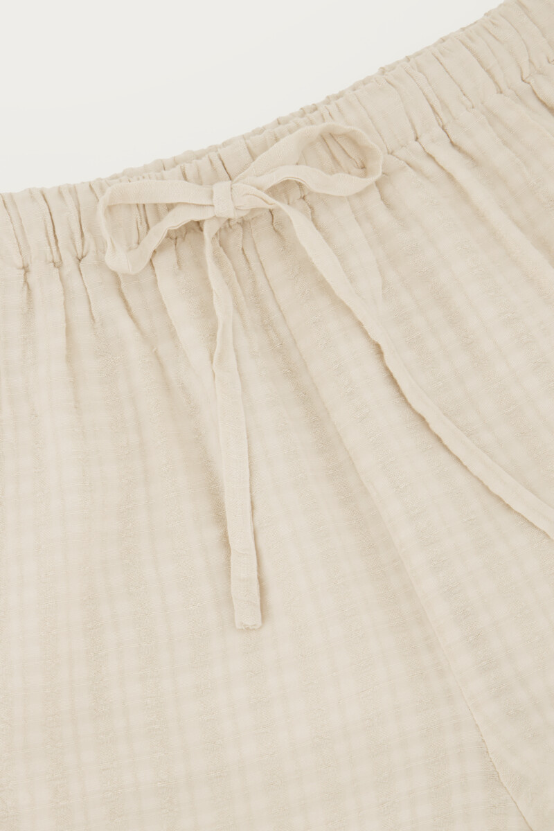 Beige jacquard shorts | My Jewellery