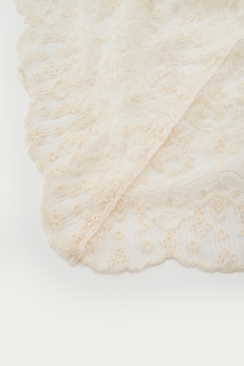 Beige lace overlay cloth | My Jewellery