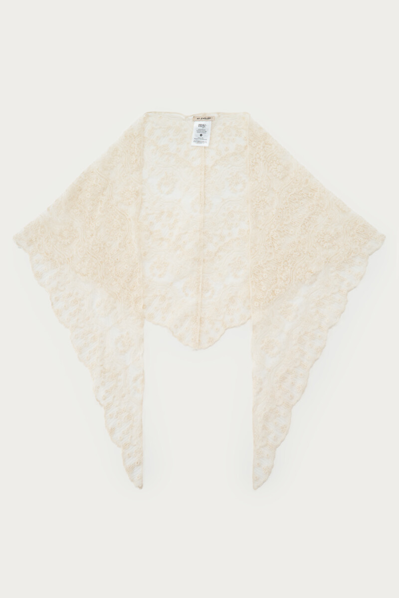 Beige lace overlay cloth | My Jewellery