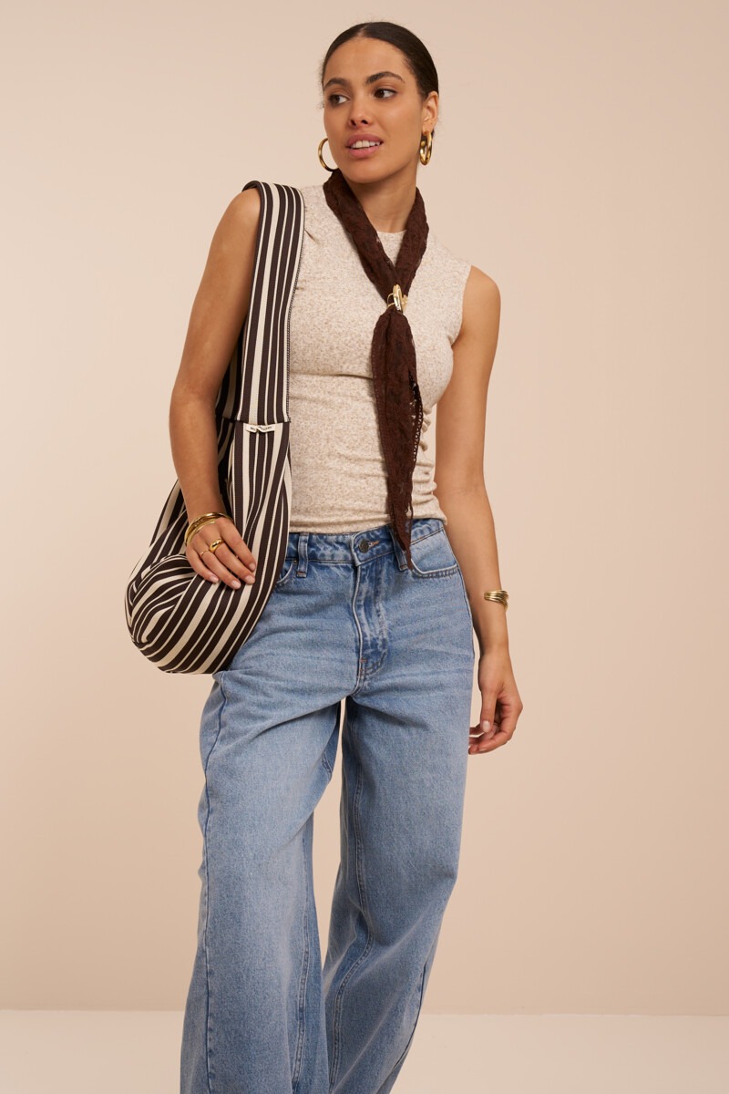 Beige melange tank top | My Jewellery