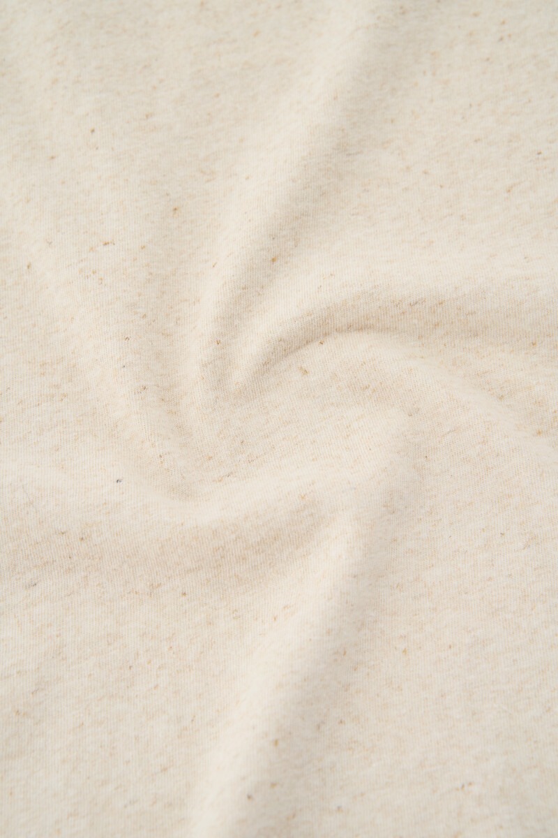 Beige oversized linnen T-shirt