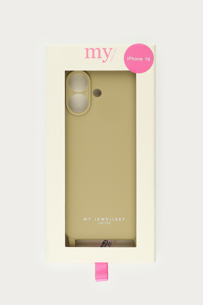 Beige Silicone Phone Case | My Jewellery