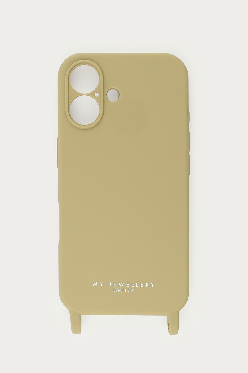 Beige Silicone Phone Case | My Jewellery