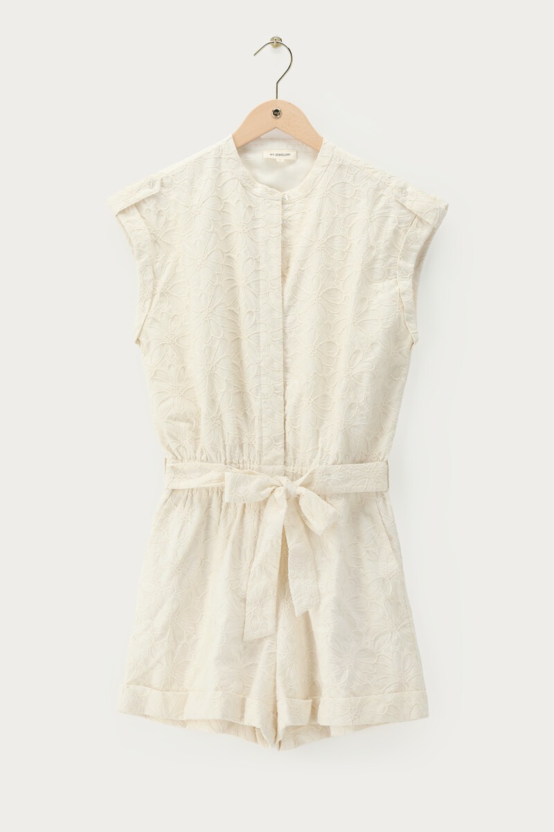 Embroidered Oversized Playsuit | My Jewellery