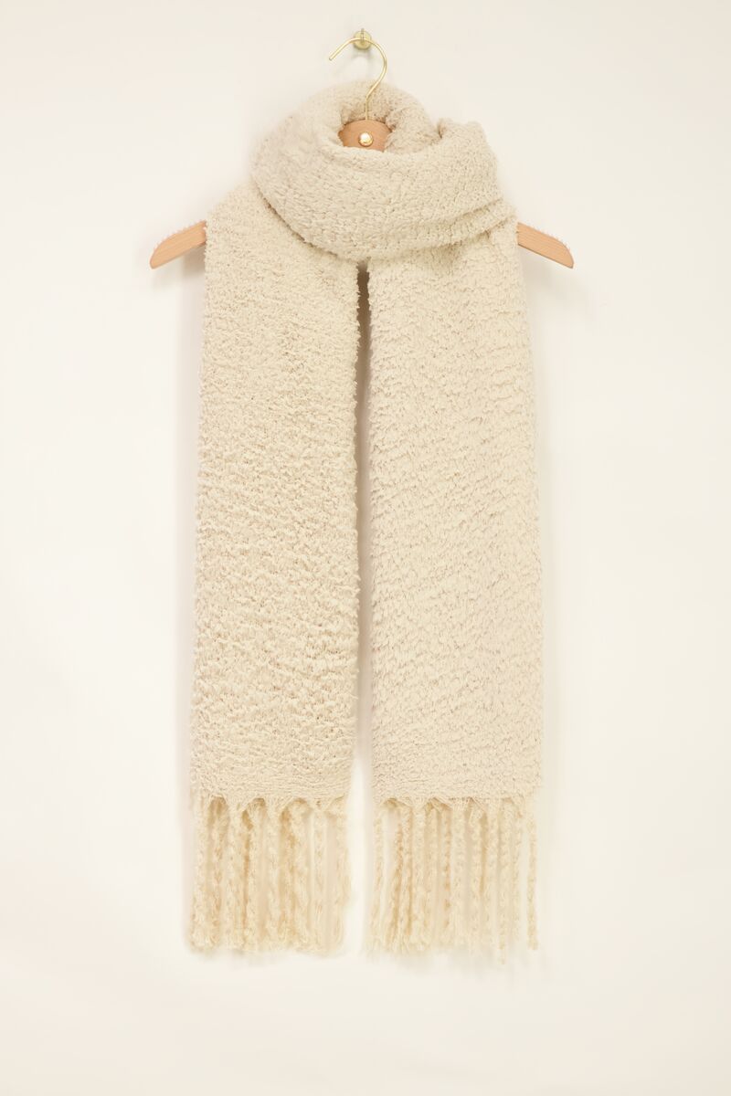 Beige teddy scarf | My Jewellery