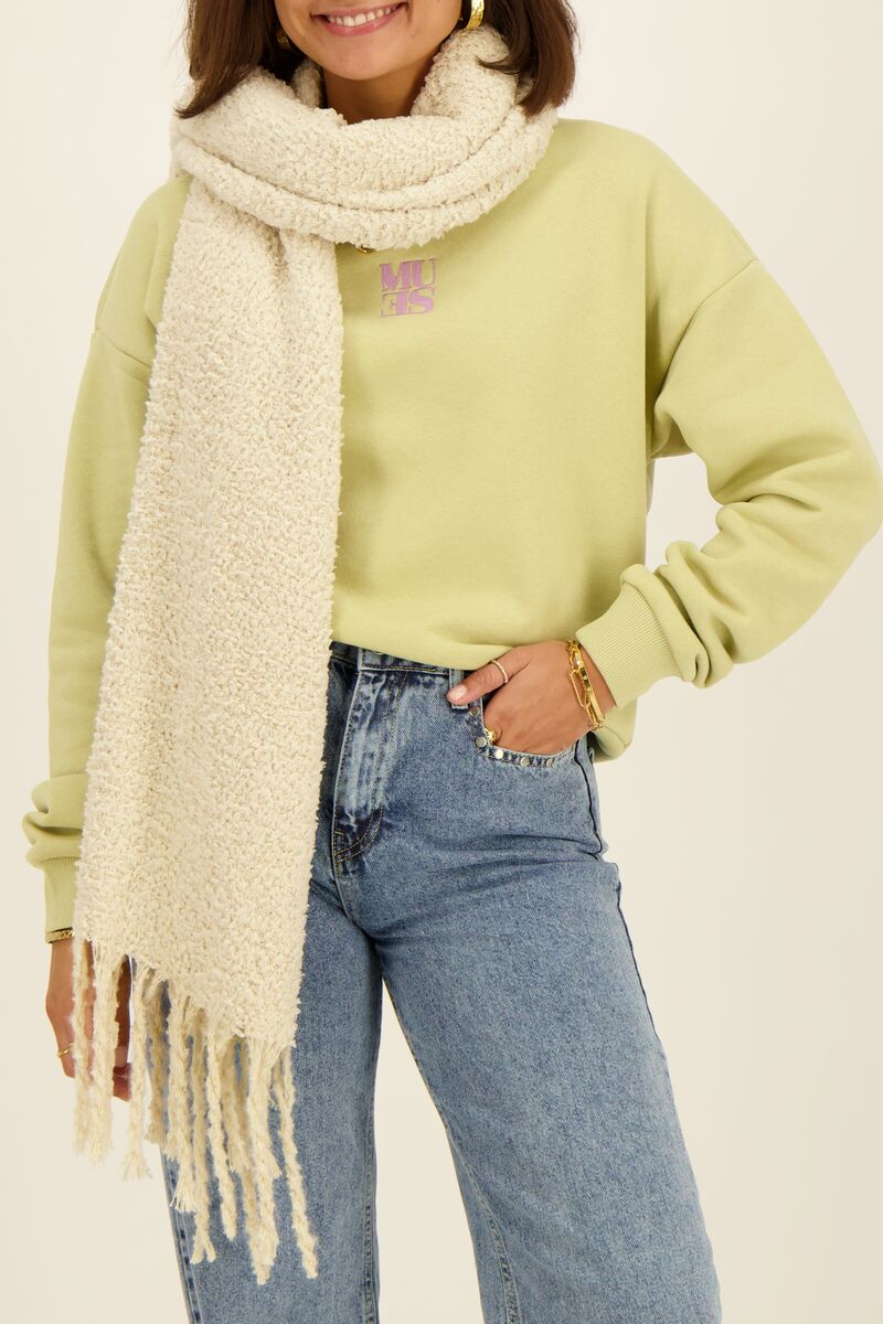 Beige teddy scarf | My Jewellery