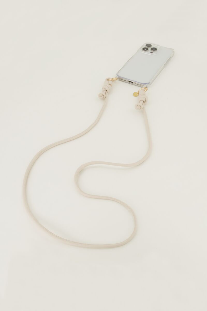 Beige telefoonkoord | My Jewellery