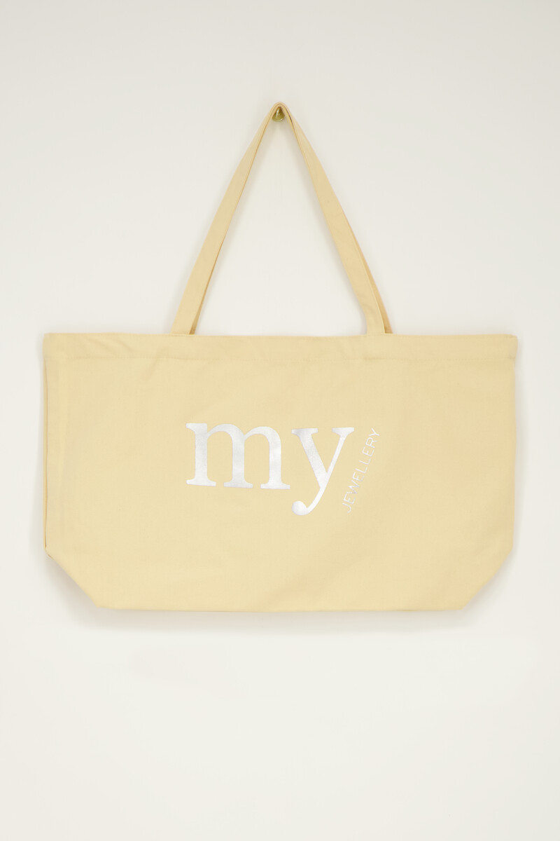 Beige shopper MyJewellery silver | My Jewellery

