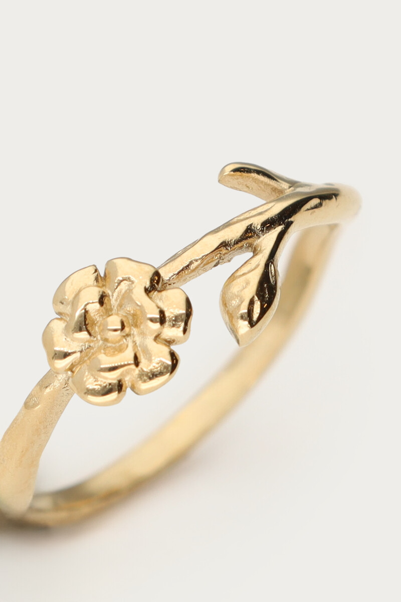 Birth Flower ring with flower | My Jewellery