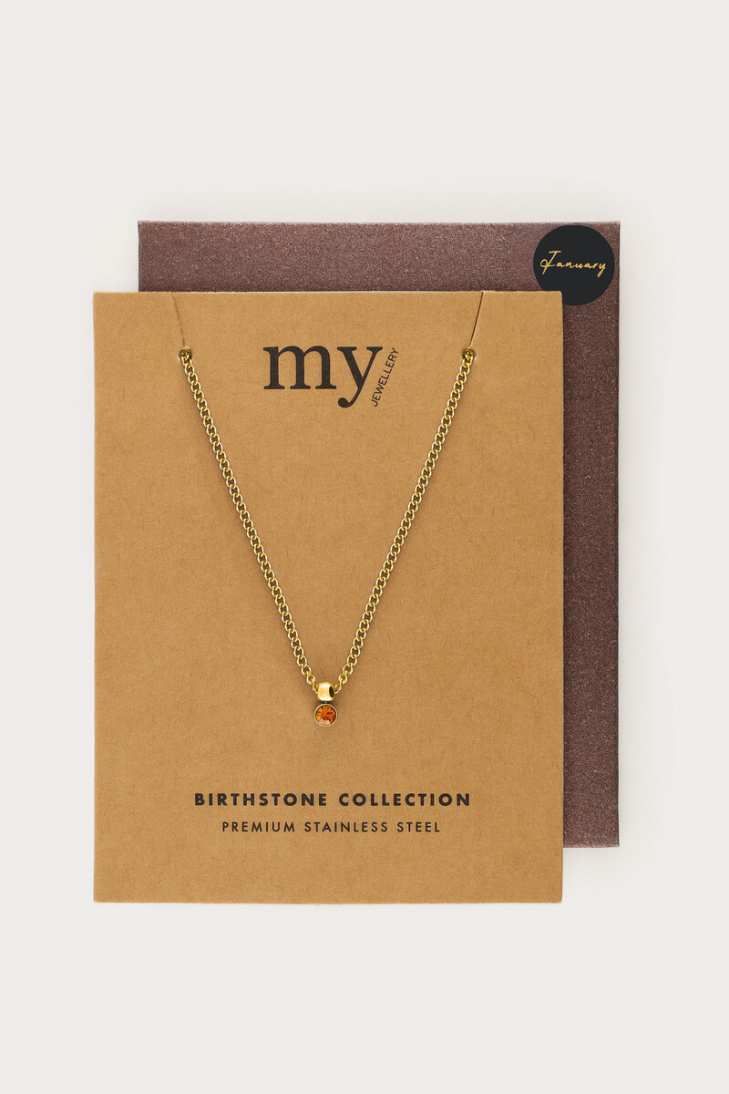 Birthstone necklace