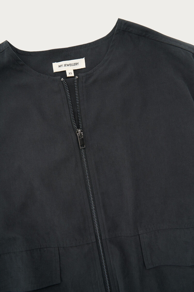 Black balloon jacket | My Jewellery