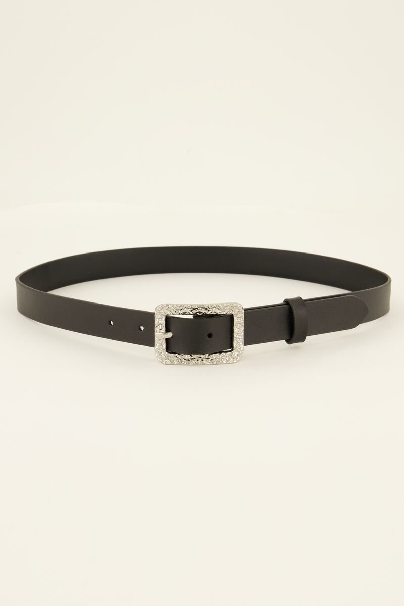 Ceinture en cuir√† boucle couleur | - My jewellery - Modalova