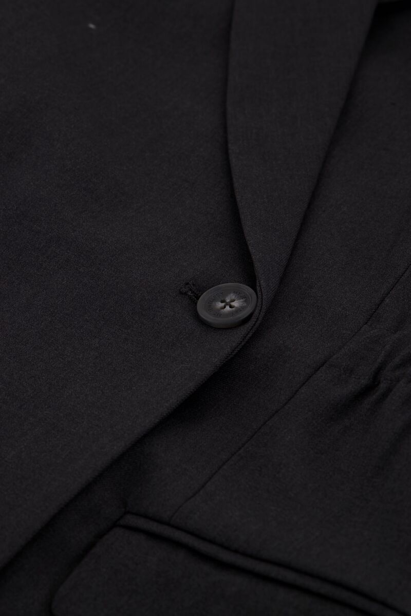 Black blazer dress with lapel collar | My Jewellery